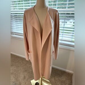 Juliette collarless sweater-blazer size Large